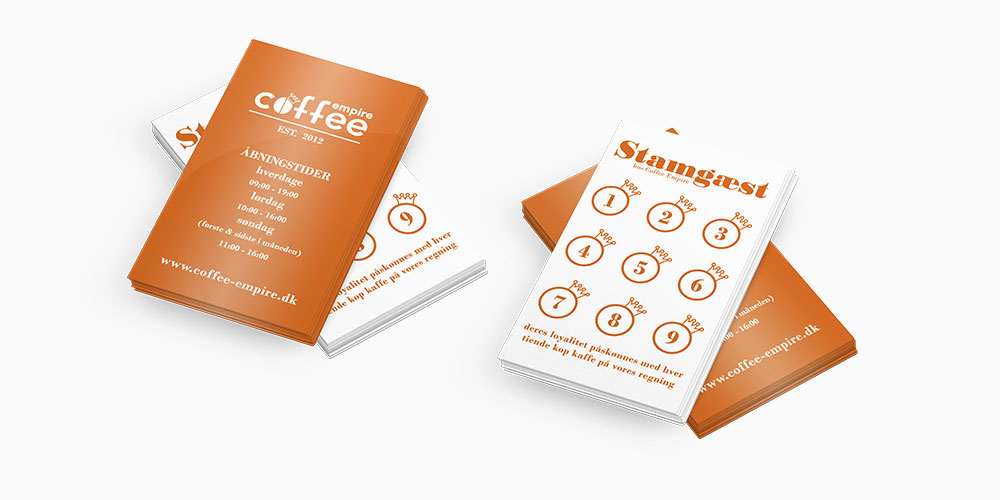 coffee empire businesscard