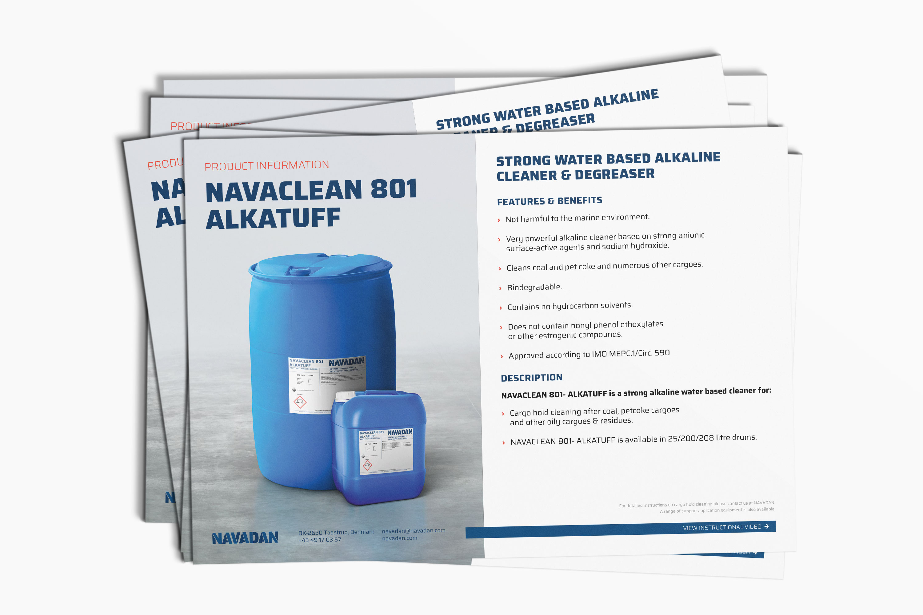 navadan product sheets