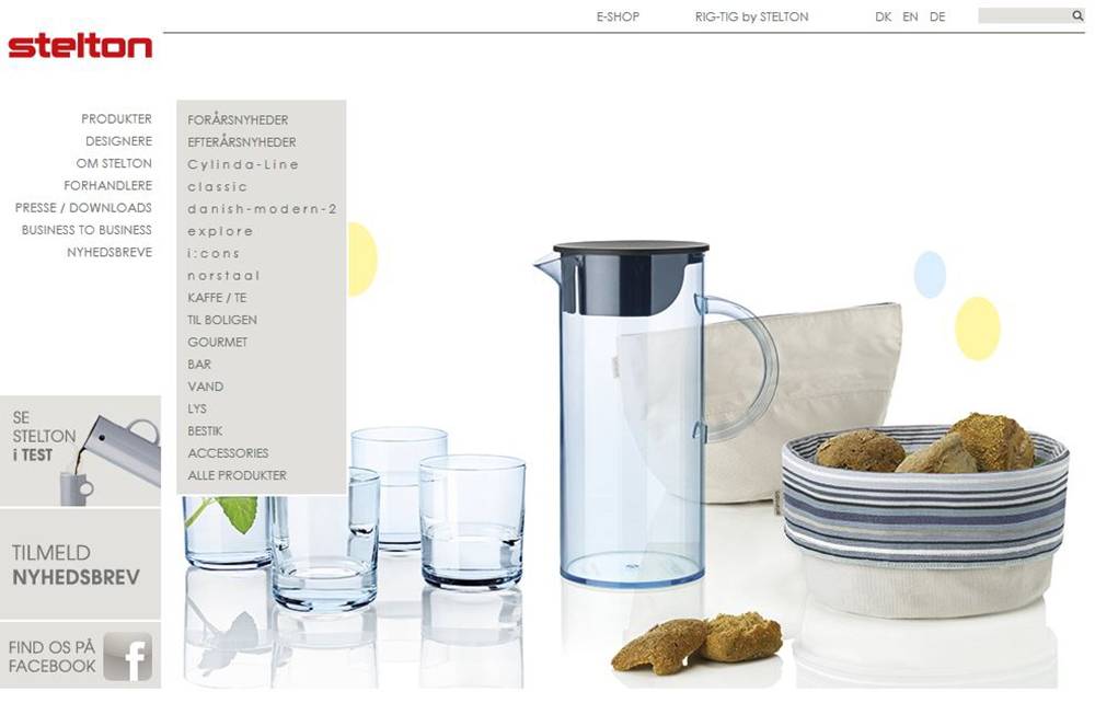 stelton web design