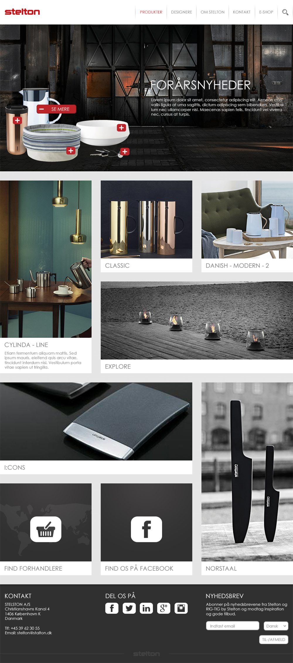 stelton web design